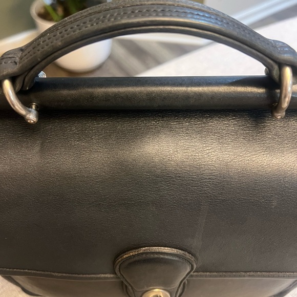 Vintage Coach Dark Grey/Nickel Willis  Purse 9927 - EUC- Hang Tag - Rare - Picture 8 of 16